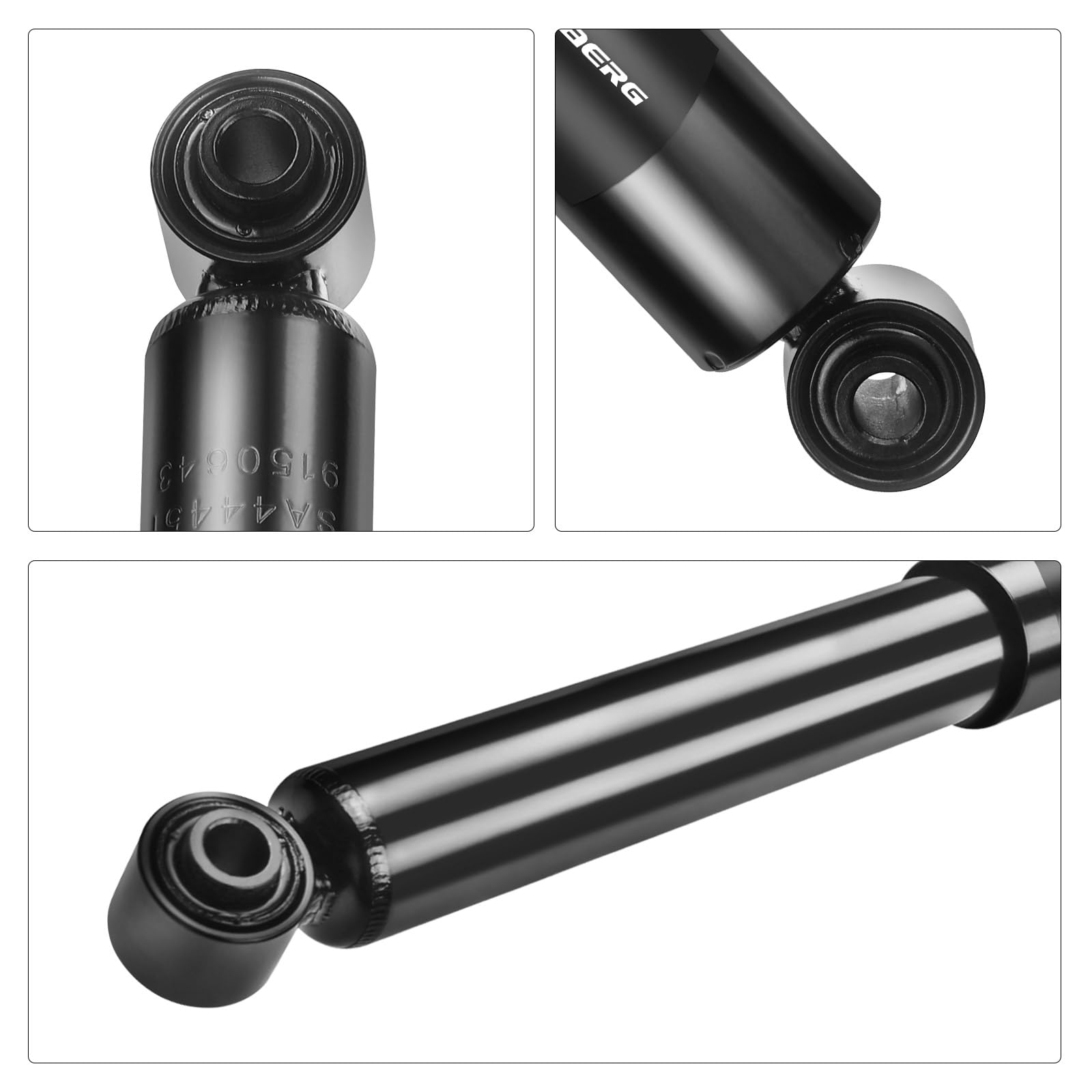 Frankberg 2 amortiguadores traseros de 487 mm con presión de gas | 53003E; Compatible con: Sorento I JC