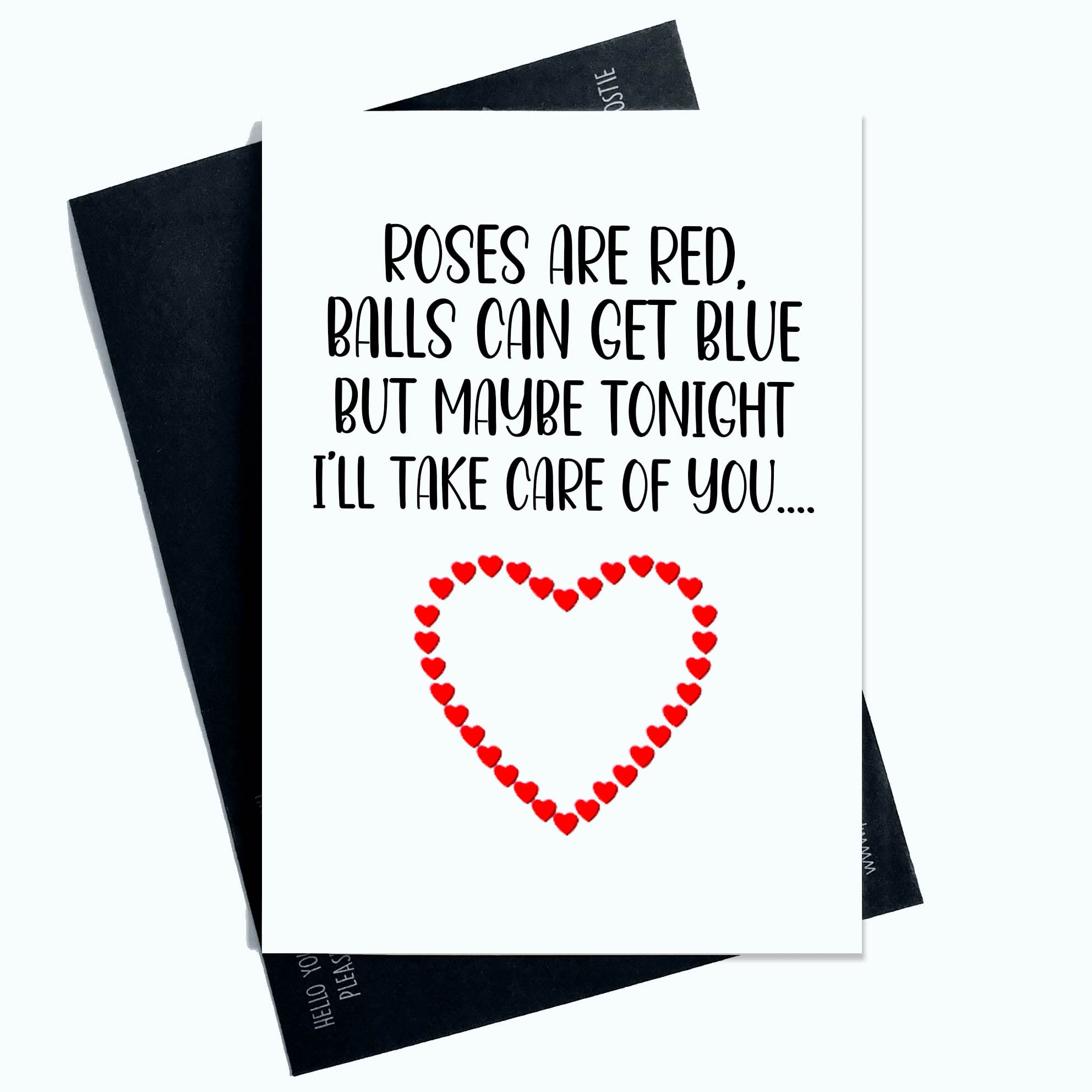 Funny Cards Roses Are Red Valentines Day Card Joke Laughter Fun Novelty SP2