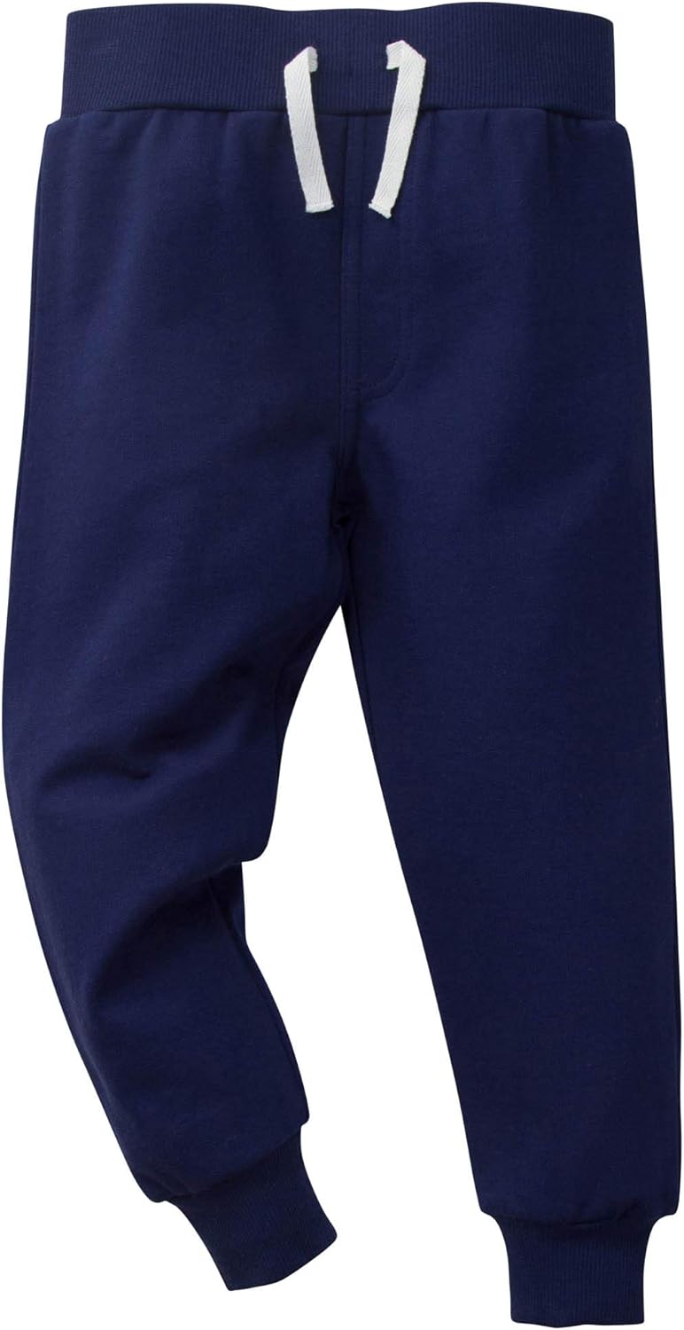 Gerber Baby Boys 2-Pack Pants, Blue and Grey, 12 Months