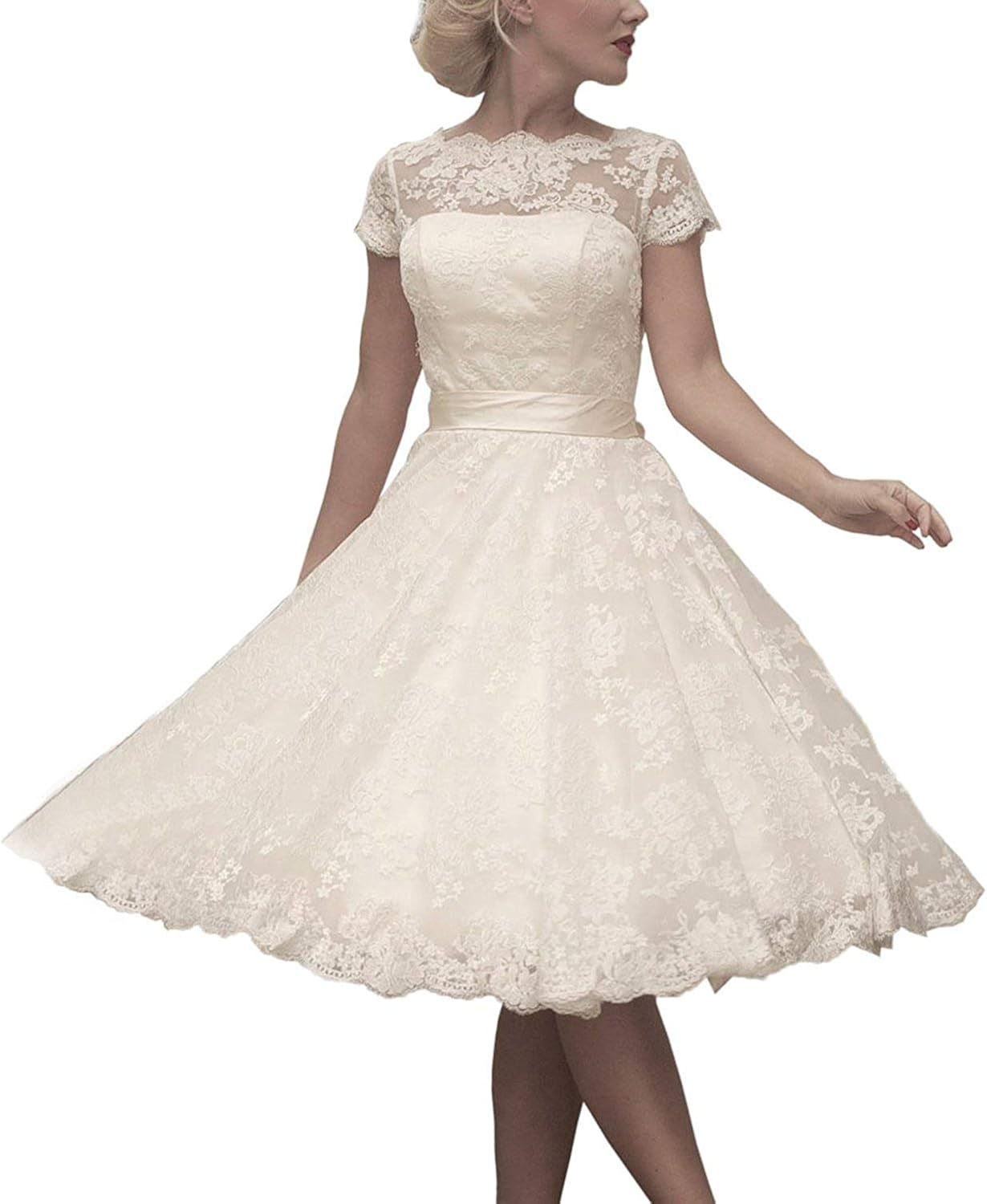 Knee length wedding dress Clearance