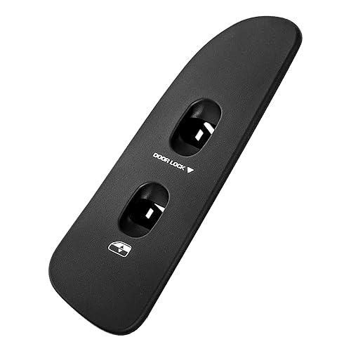 Miniatura 1 de BASIKER Cubierta para interruptor de ventana, panel de interruptor de puerta lateral del pasajero, embellecedor de bisel para Dodge Ram 1500 2500