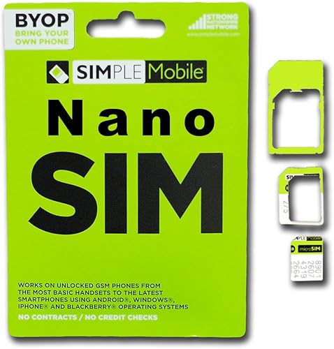 Tarjeta Nano Sim Simple Mobile