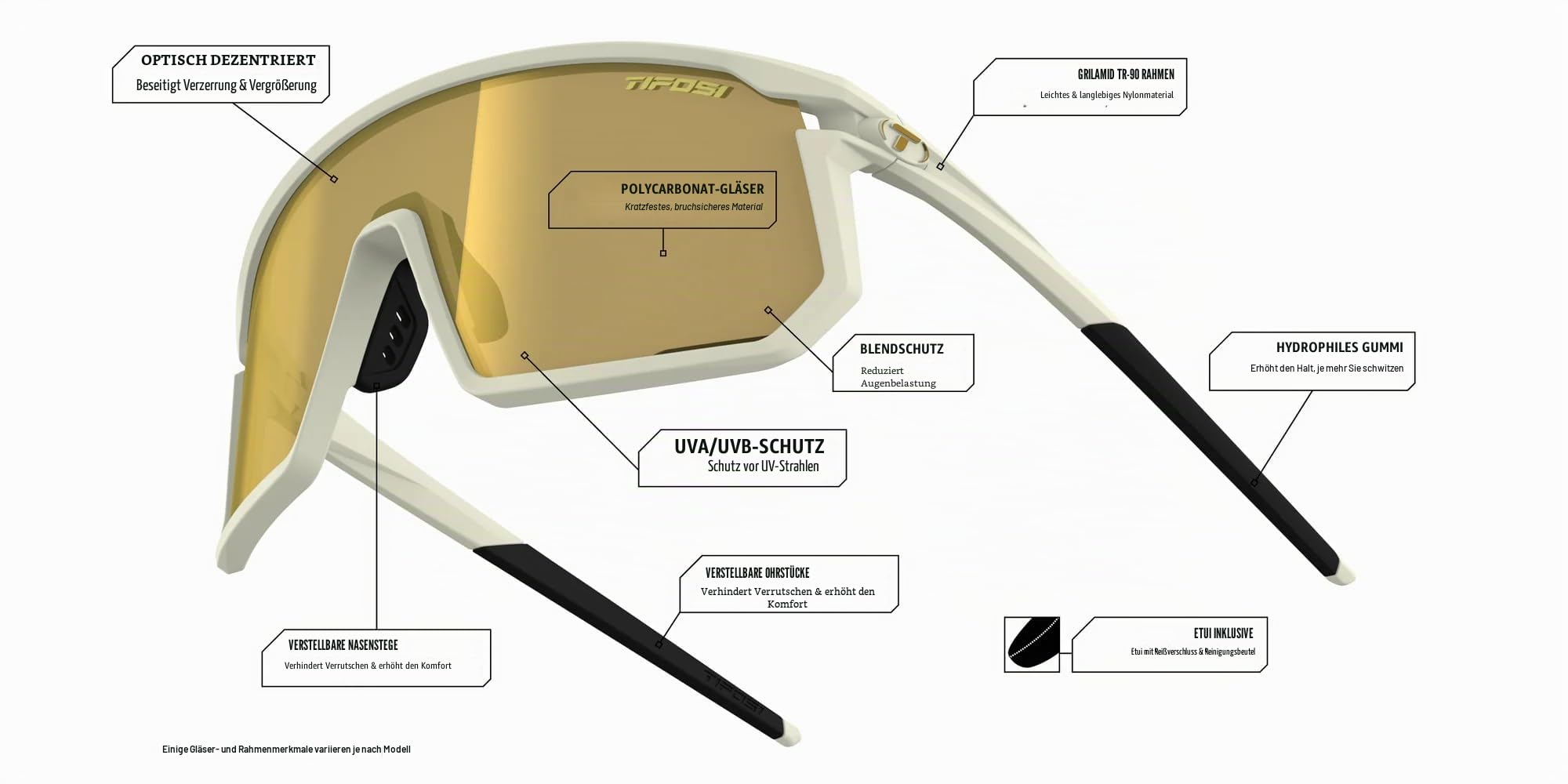 Tifosi Unisex Moab Interchangeable Sunglasses Sonnenbrille