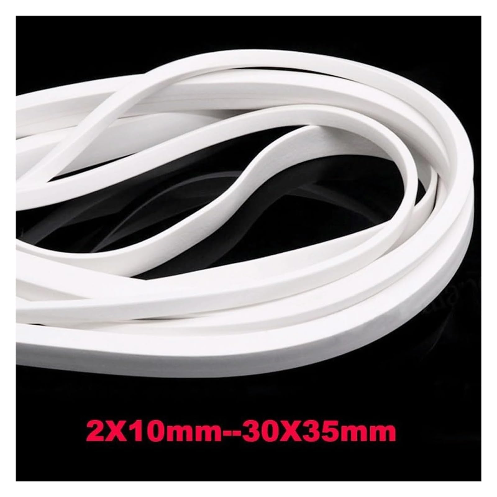 Cinta adhesiva de espuma, Tira de sellado de espuma de silicona autoadhesiva de 5 metros, color blanco, varios tamaños for puertas, ventanas, refrigeradores y gabinetes.(15X25mm(5M))