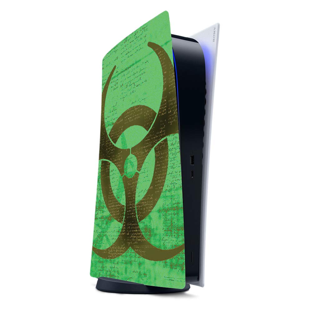 MightySkins Gaming Skin for PS5 / PlayStation 5 Digital Edition - Biohazard | Protective Viny wrap | Easy to Apply and Change Style | Made in The USA