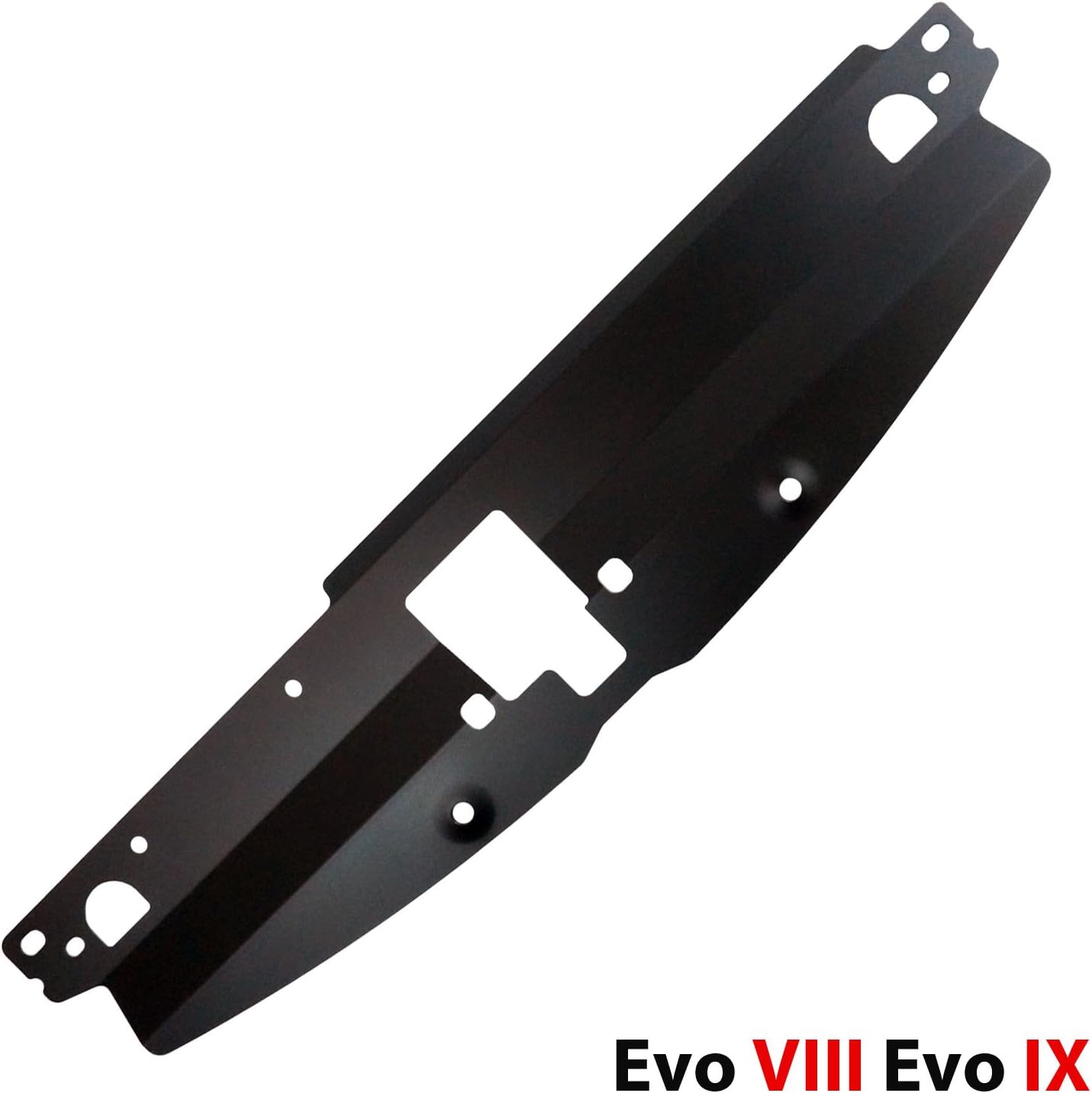 Aluminum Radiator Cooling Plate Penal For Mitsubishi Evo 8 9 VIII IX Black