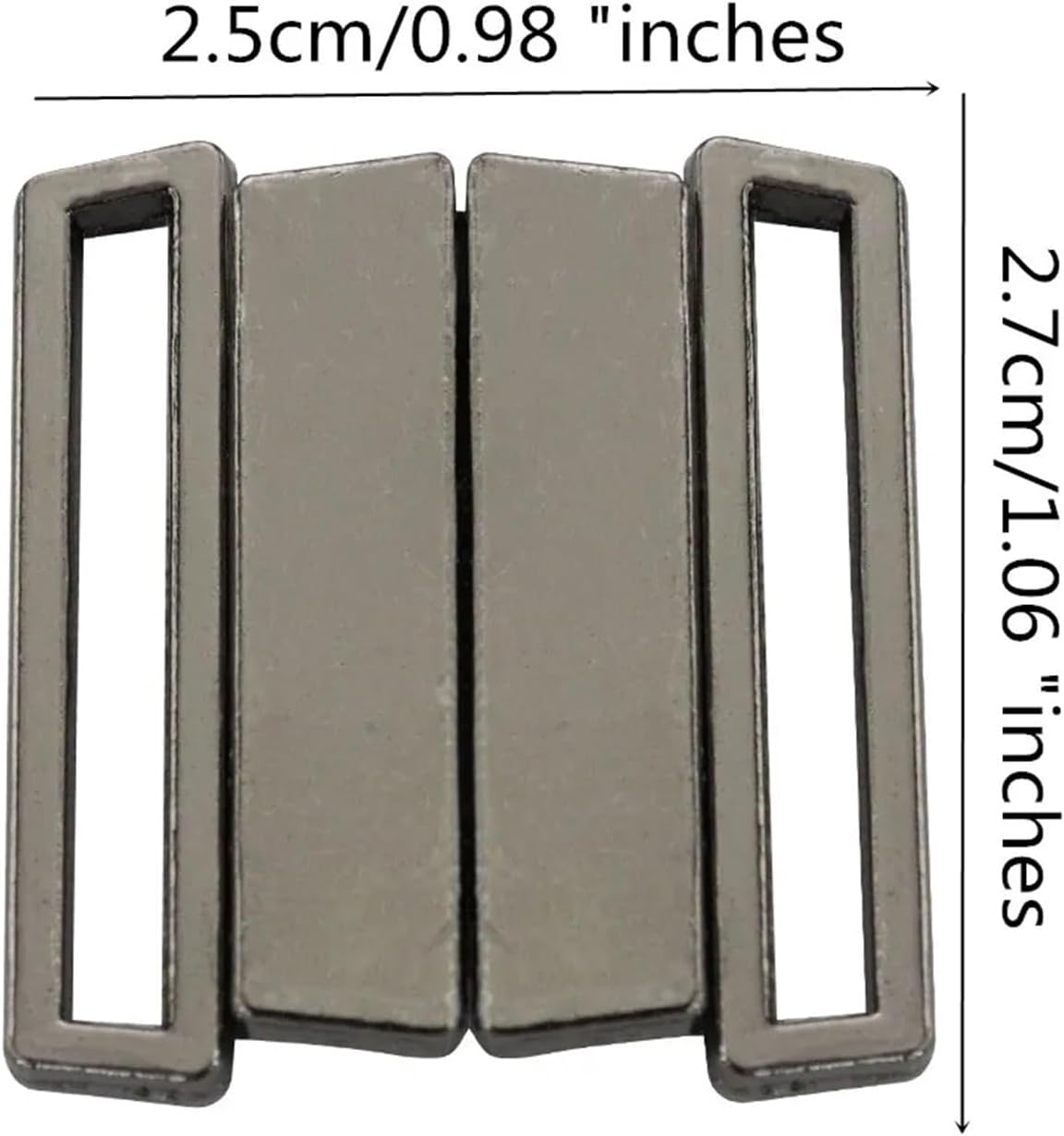 Hook and Eye Sewing 20 Set Metal Closure Waist Extender Hooks Eyes Clasps Sewing Garment