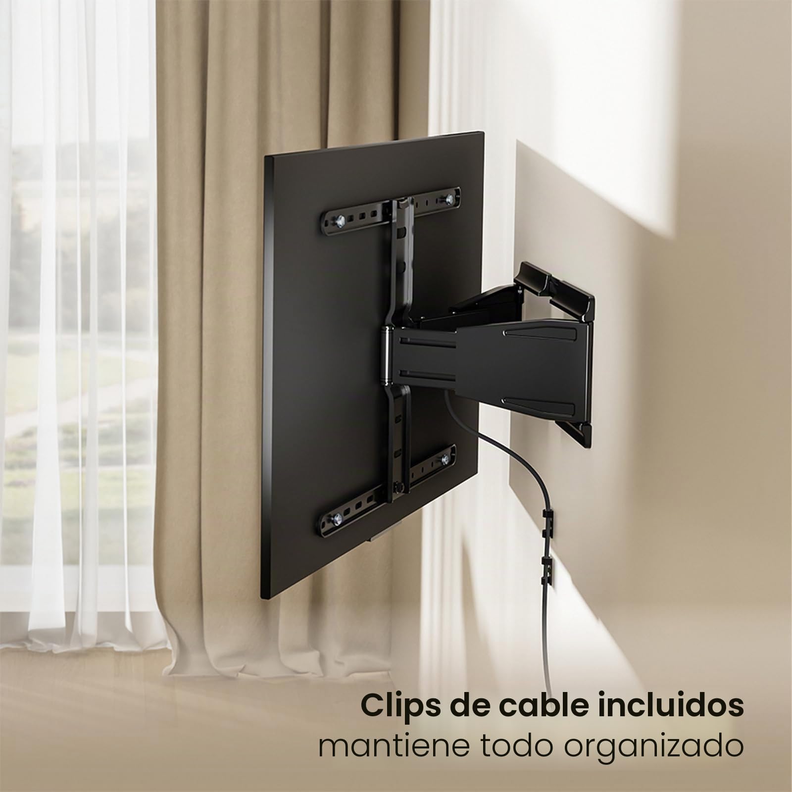 VALUE Soporte de Pared para TV, Ultrafino, 43-90 Pulgadas, hasta 50 kg