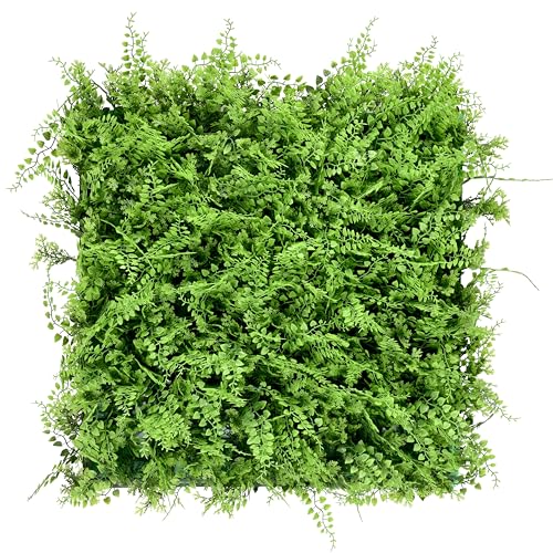 KARAT Pflanzenwand - Kunstpflanzen zur Wandmontage - 50 x 50 cm - Wandgarten - Künstliche Pflanzen Deko für Wand, Balkon & Garten (Fern, 50 x 50 cm) KARAT Pflanzenwand - Kunstpflanzen zur Wandmontage - 50 x 50 cm - Wandgarten - Künstliche Pflanzen Deko für Wand, Balkon & Garten (Fern, 50 x 50 cm)