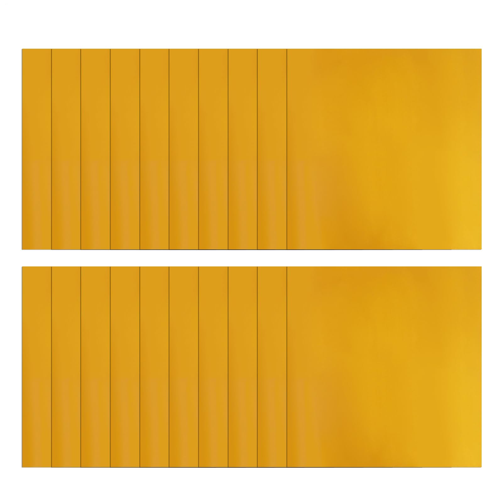 Hojas de estaño de aluminio para manualidades, grabado, pintura, 0,07 mm, 15 x 15 cm, paquete de 20 unidades, oro en la parte delantera, plateado en la parte posterior, papel decorativo de aluminio de