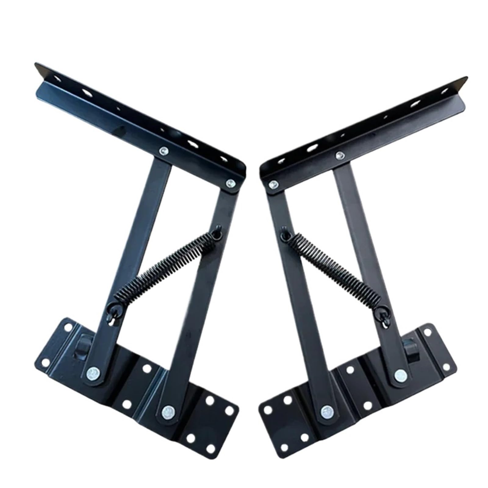 2 paia di smorzamento cerniera idraulica sollevamento for tavolo da tè a molla pieghevole hardware for mobili supporto for rack for tavolino per Tavolino
