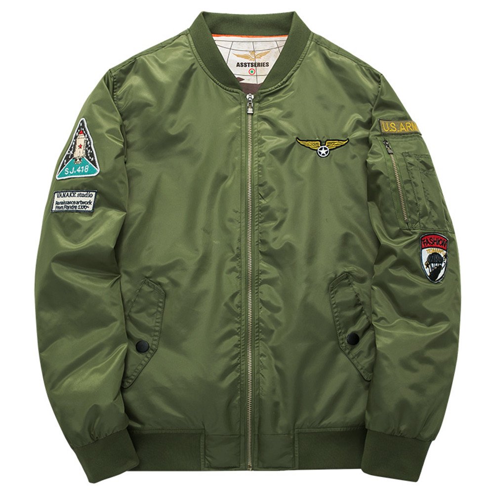 Bomber Military MA-1 Style Army Tactical Baseball Chaqueta Hombre Jaquet