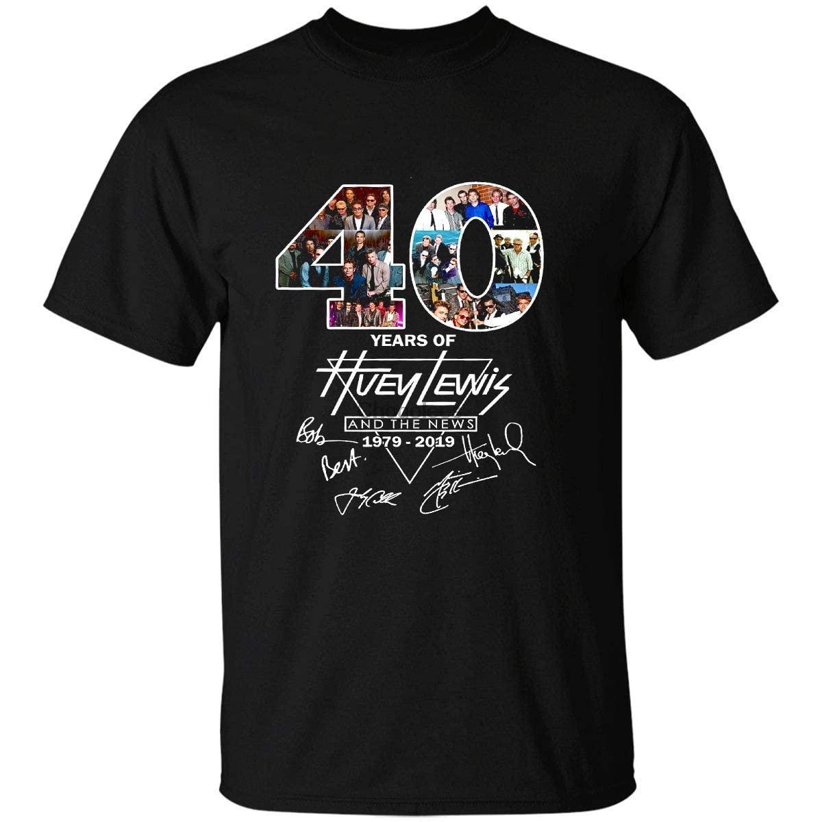 YUNYAN VinaTee 40 Years of Huey Lewis and The News 19792019 Tshirt