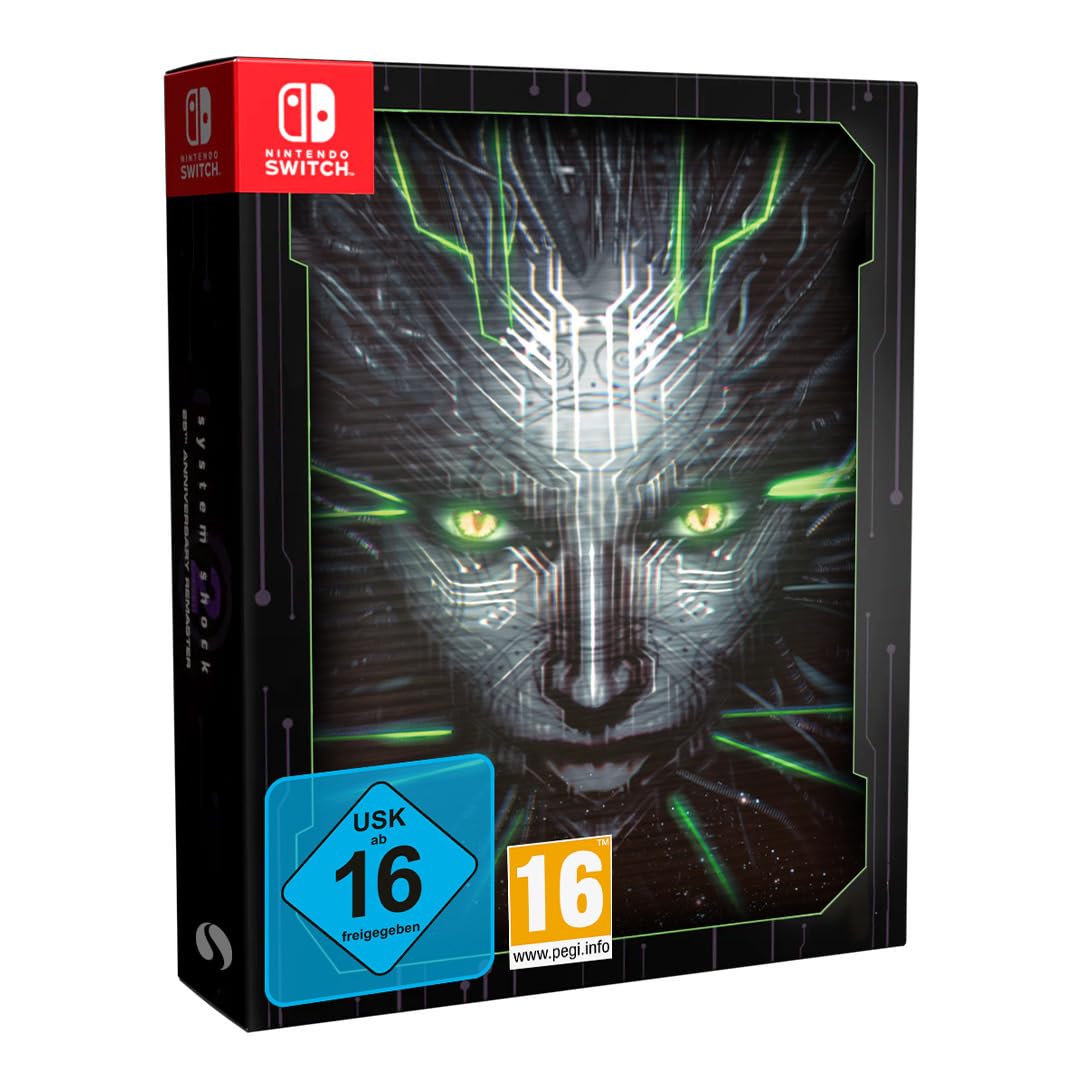 System Shock 2 Remastered 25th Anniversary Edition, Switch - colonna sonora originale, scatola deluxe, poster