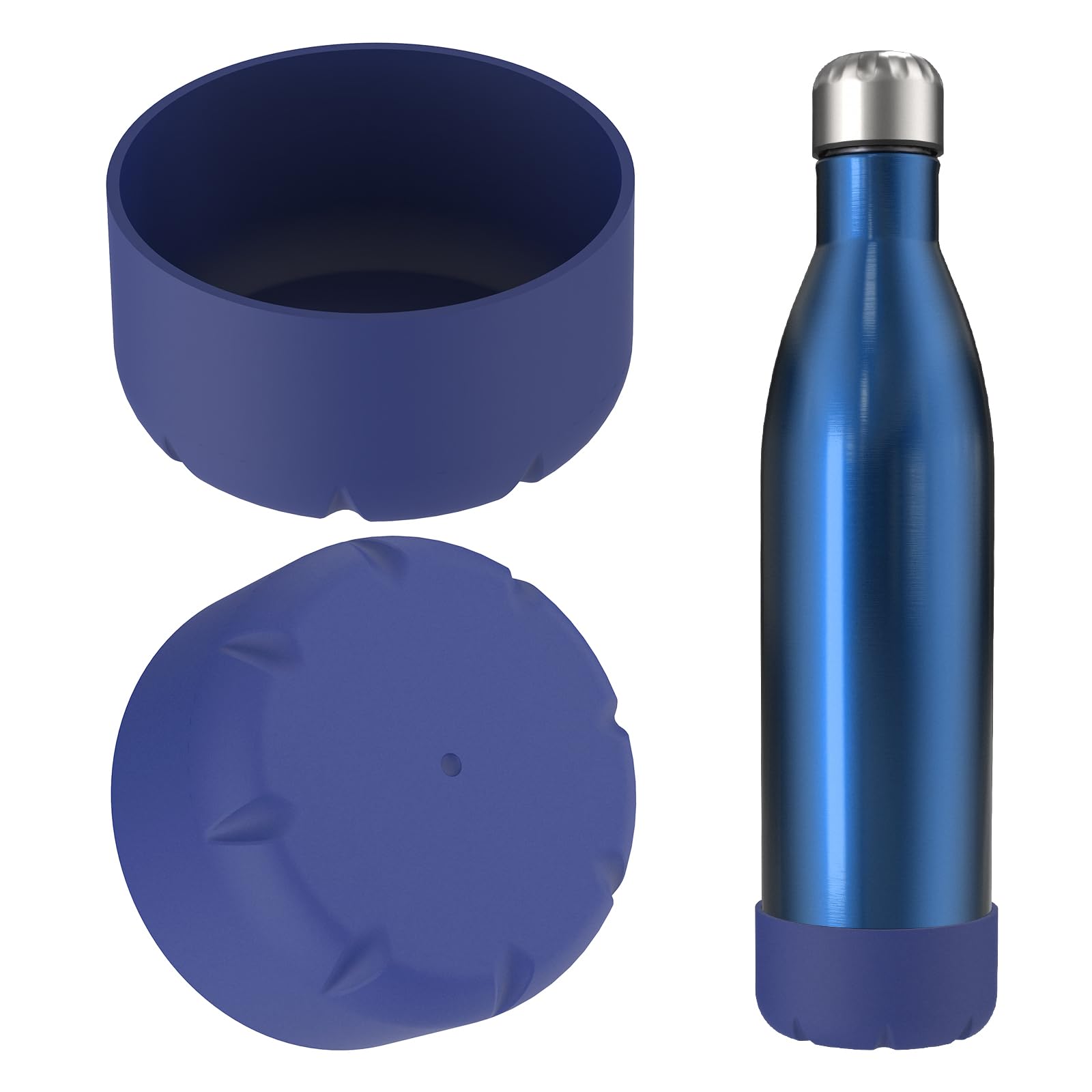 Linkidea 2 Pack Water Bottle Boot Compatible with 25oz Original, BJPKPK, Konokyo 25oz Cola Shaped Bottles, Silicone Bottle Boot Bottom Sleeve