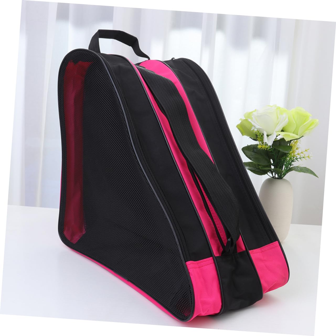 2 per Resistente Alluso Contenitore Traspirante per Scarpe Pattinaggio Bambina Custodia e Facile per Trasporto Outdoor