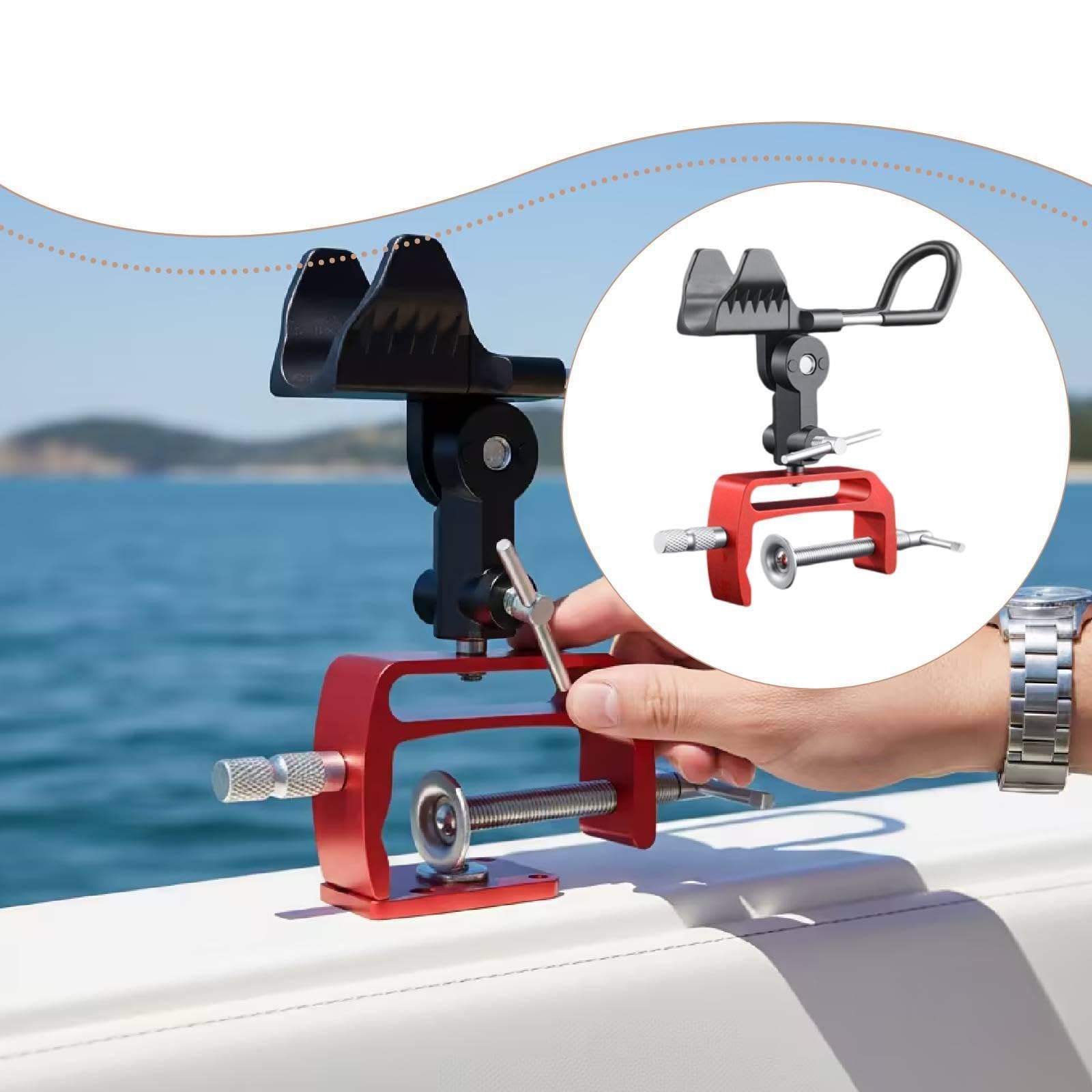 2 Portacanne da Pesca per Barca, Pezzi di Ricambio, Accessori, Alte Prestazioni, Facile Montaggio, Realizzati in Lega di Alluminio