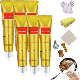 Instashine Metal Cream, Instashine Metal Polish Cream, Ultimate Metal Polish Cream, Fixini All Metal Polish Cream, Multifunction Rust Remover, 10g (6pcs)