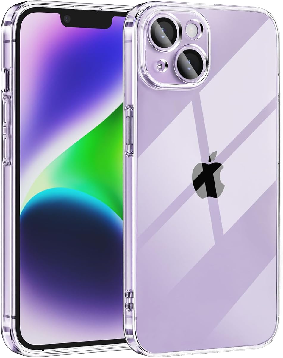Meliya Funda para iPhone 14 Transparente