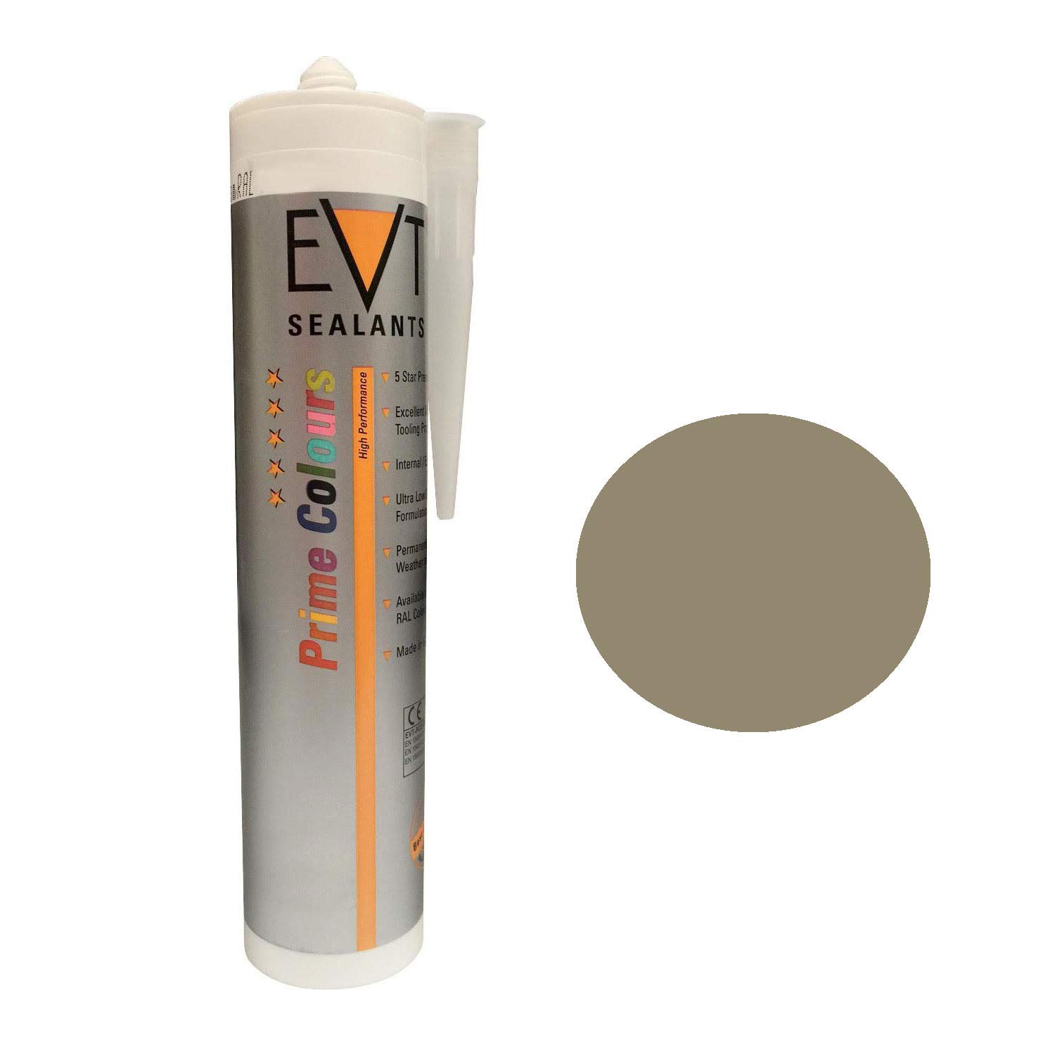 EVT Prime Colour - Silicone (RAL Coloured Silicones) (RAL 7037 Dusty Grey)