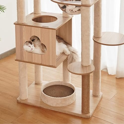 Miniatura 7 de Postes rascadores para gatos de 15 pulgadas, repuesto de cuerda de yute, piezas de repuesto con tornillos M8 para árbol de gato, remodelación de