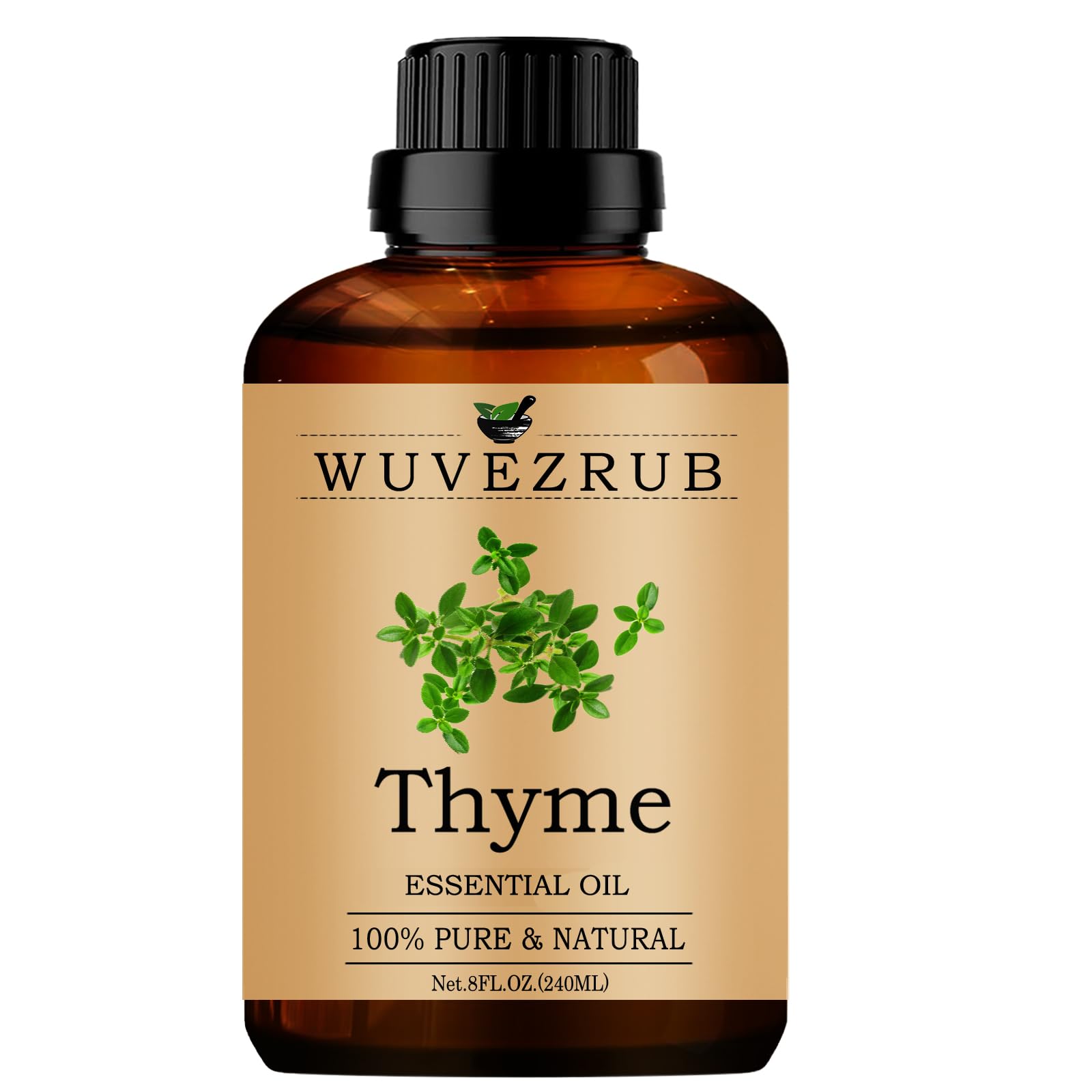 Thyme Essential Oils, 240ML Pure and Natural Thyme Essential Oil for Aromatherapy Diffuser /8 Fl Oz - Thyme