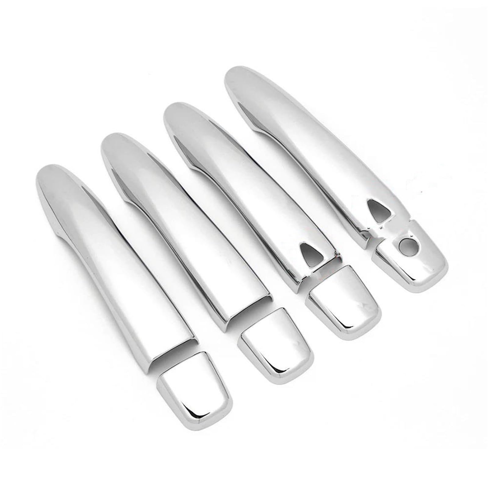 YSDSLS Sleek Door Handle Car Exterior Chrome Door Handle Cover Decoration Trim Protection Sticker for Kadjar 2015-2019
