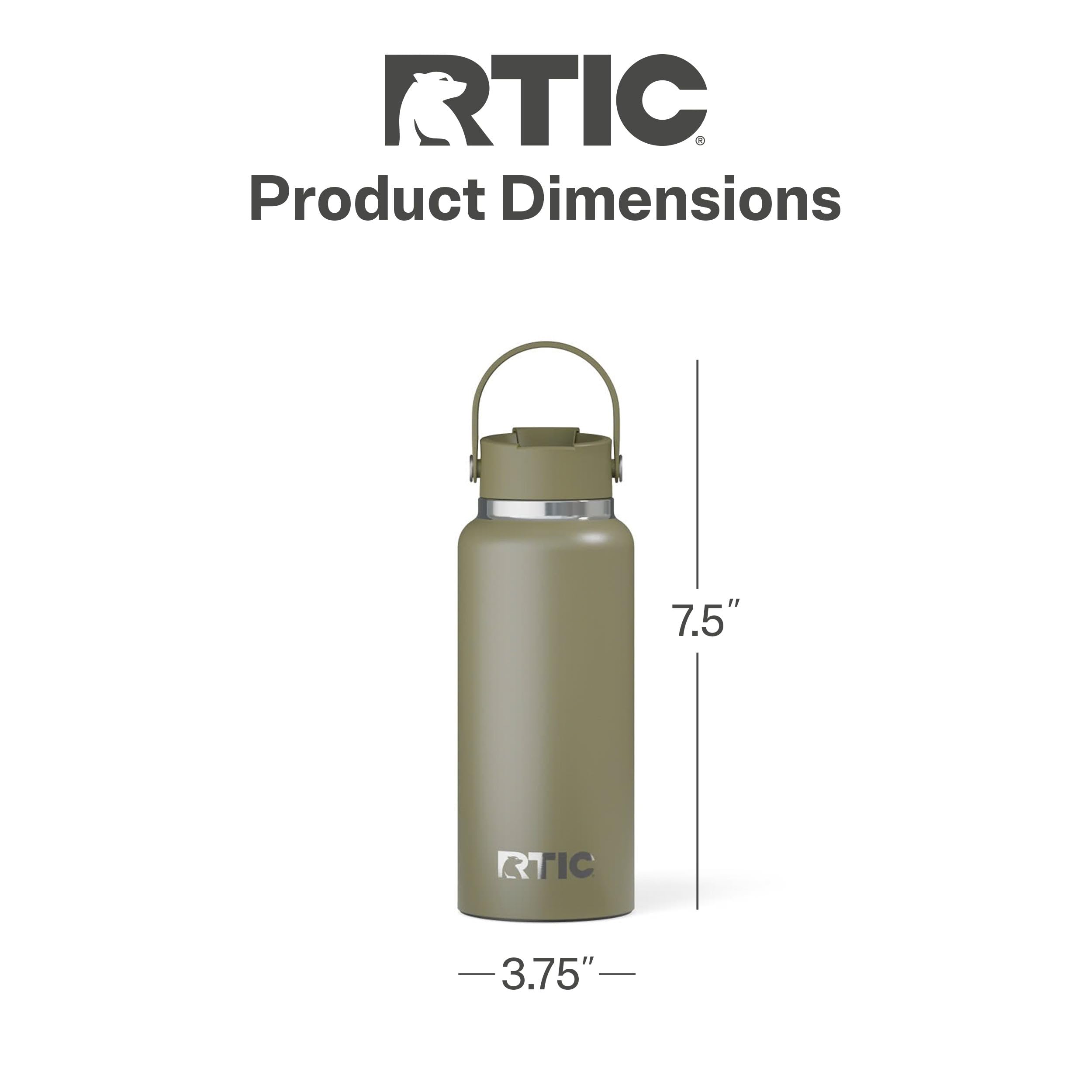 Amazon.com: RTIC 32oz Outback Water Bottle, Ceramic Lined