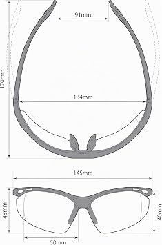 voltX CONSTRUCTOR Bifokale Schutzbrille mit Lesehilfe (KLAR +20 Dioptrie)