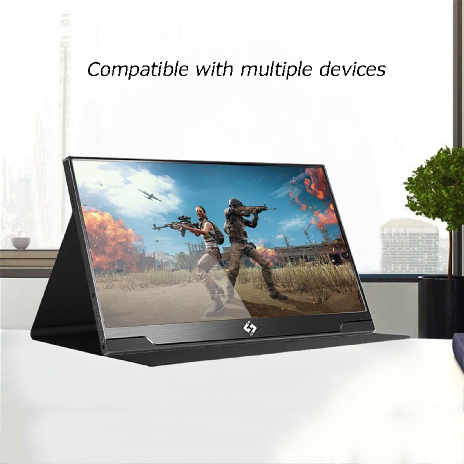 Home Gaming Ultra-cienki przenośny monitor 4K zewnętrzny ekran HDMI częstotliwość odświeżania 60 Hz rozszerzenie do laptopa IPS Rozdzielczość 3840 x 2160 drugi ekran