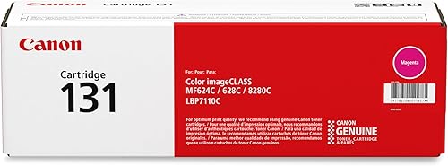 Cartucho de tóner de Canon original, 131, color negro, Magenta