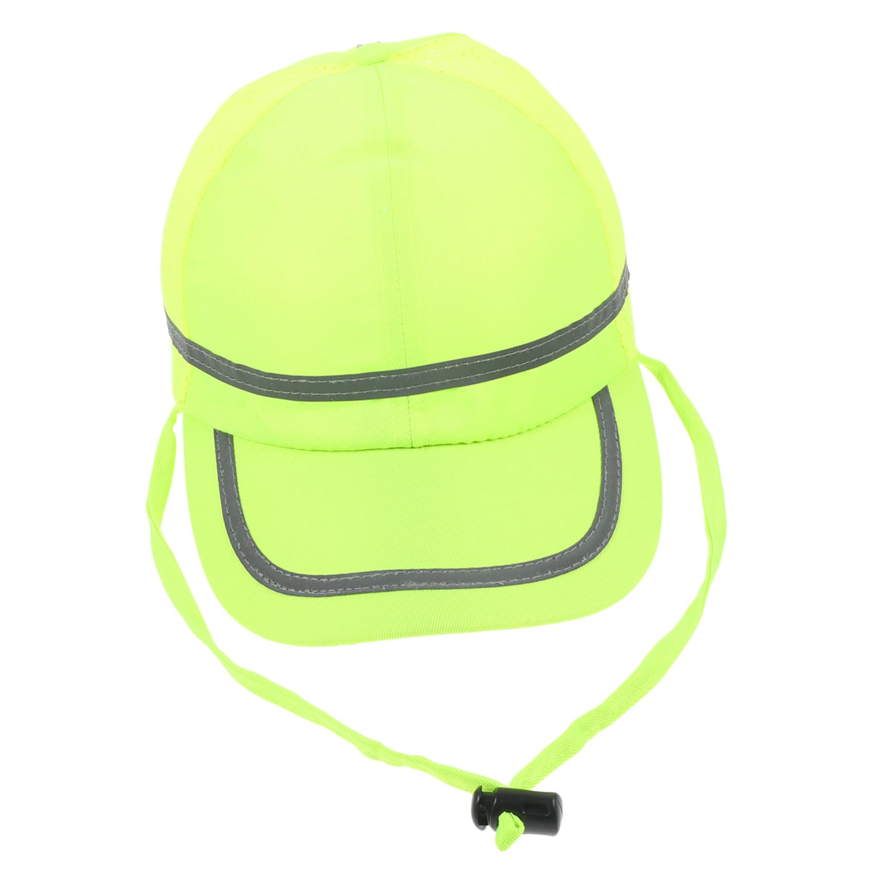 Casco de Seguridad de Plástico Bandas Reflectantes, Amarillo | Protección Solar para Exteriores E Industria, Forro de Tela Resistente, Uso en Taller y Mantenimiento