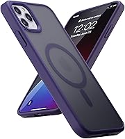 Vista 351 de Yriklso Strong Magnetic Case for iPhone 11 [Compatibilty with MagSafe] Protective Shockproof Cover Phone Case for iPhone 11 6.1" Frosted Purple