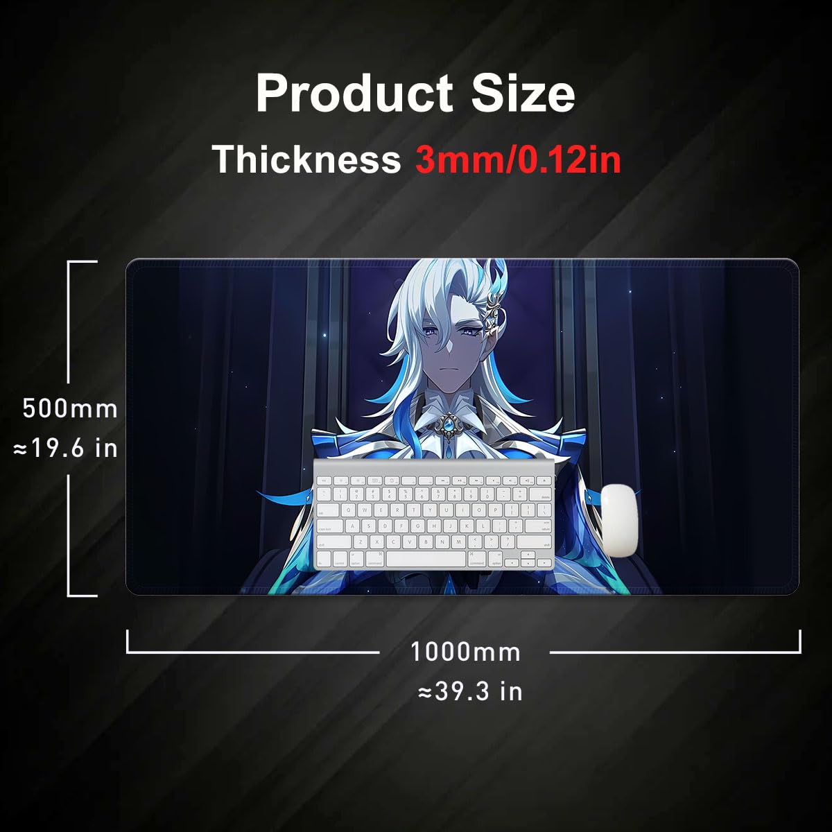 Amazon.co.jp: Boices原神マウスパッド ゲーミングマウスパッド ラバー