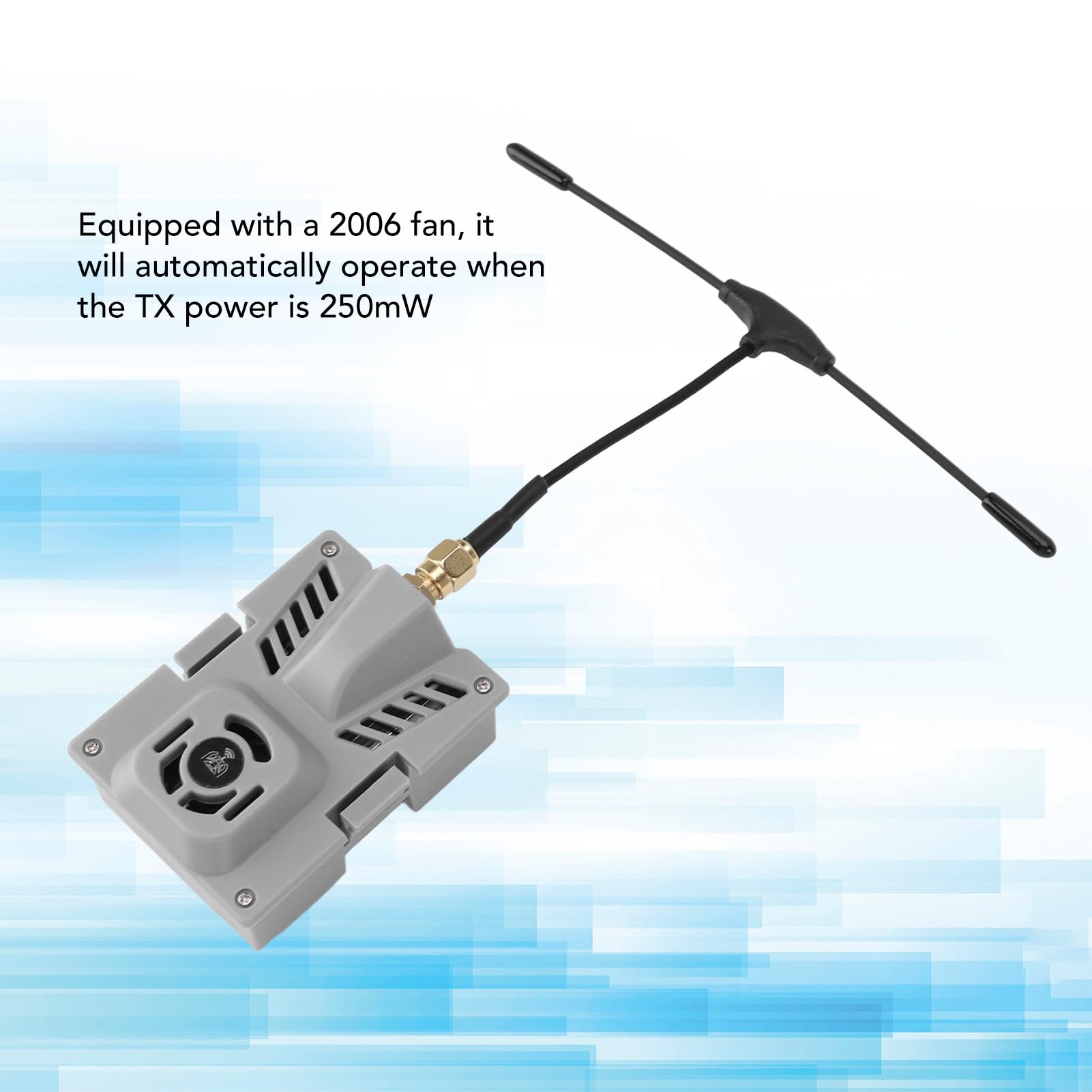 ES900TX Module ExpressLRS 915MHz, Long Range Transmitter Module for Radiomaster TX16S, Jumper T12 T16 T18 Drones with 2006 Fan
