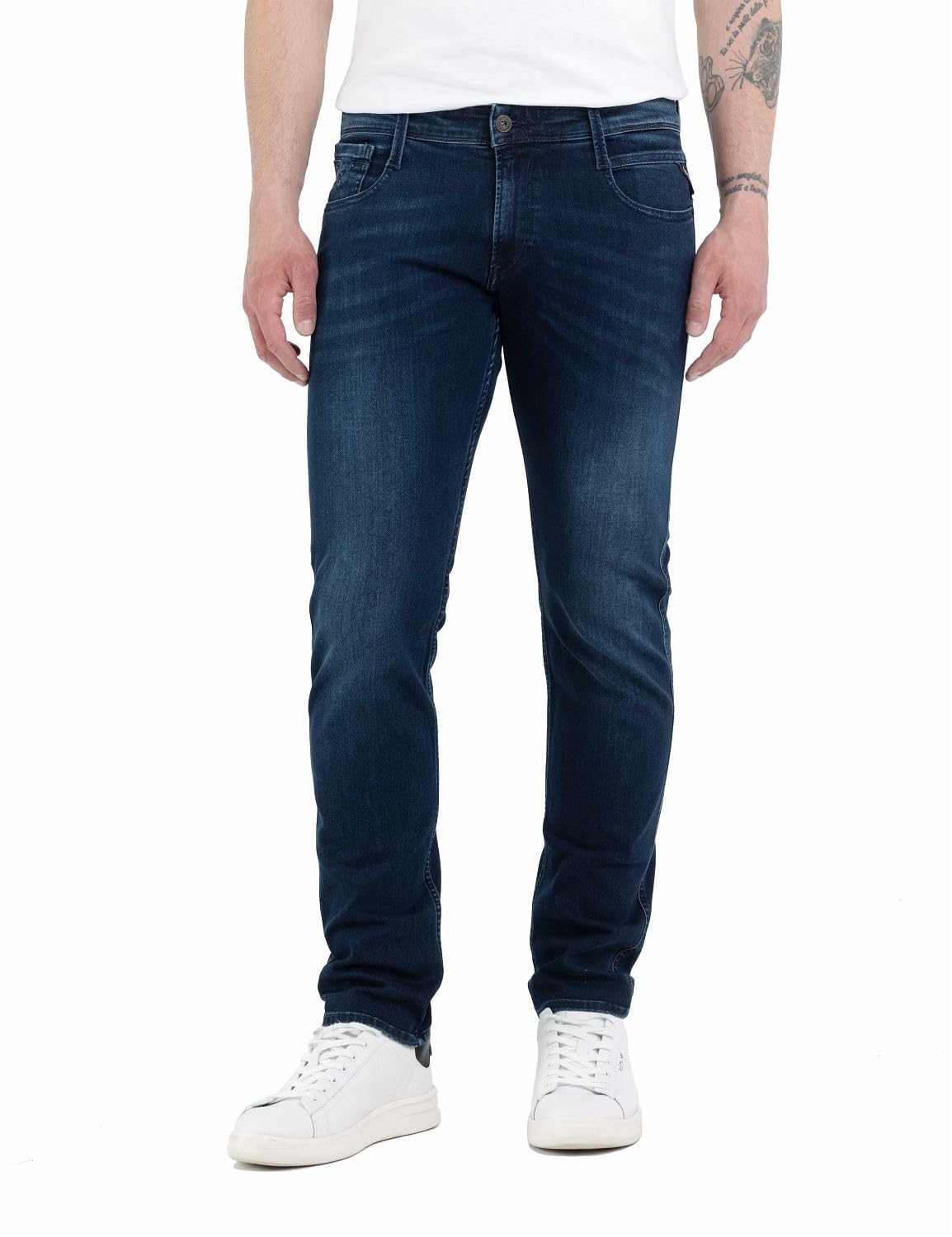 Replay Herren M914 Jeans, Dark Blue 007, 36W / 30L EU
