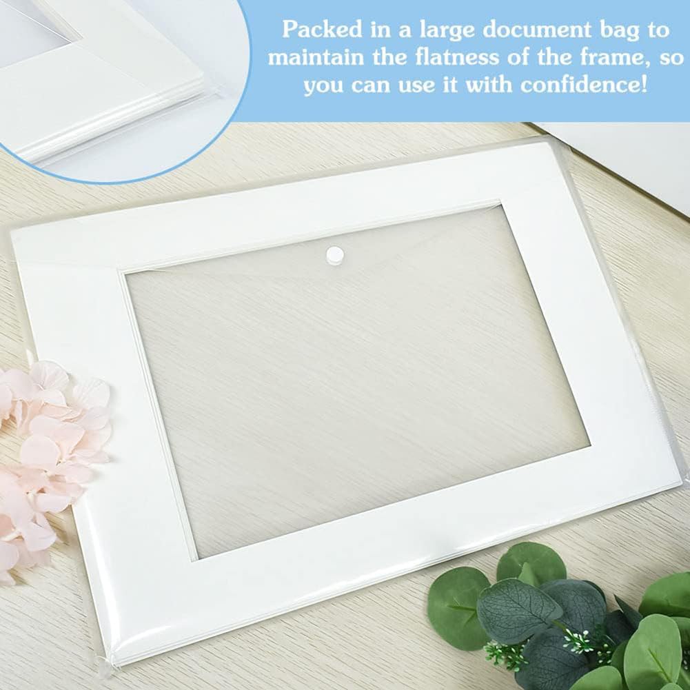 Lot De 10 Passe-partout A3 Blanc Pour Cadre Photo - Montage Professionnel