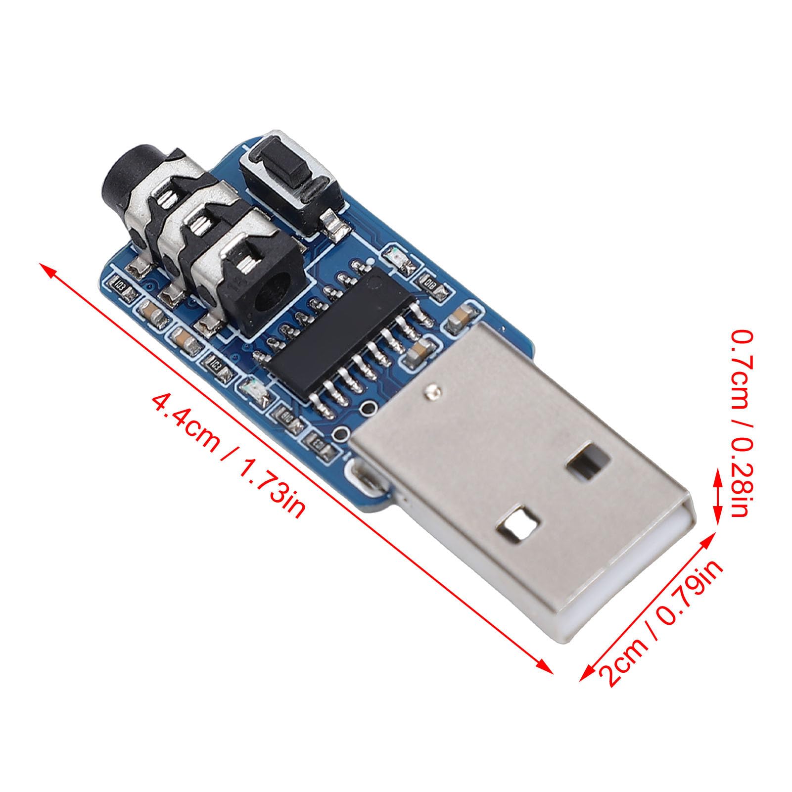 Hyuduo Dispositivo USB CW per Esercitarsi Codice Morse con Interfaccia da 3,5 Mm per gli Appassionati di Radioamatori, Supporto per Software VBand e modalità Lakey