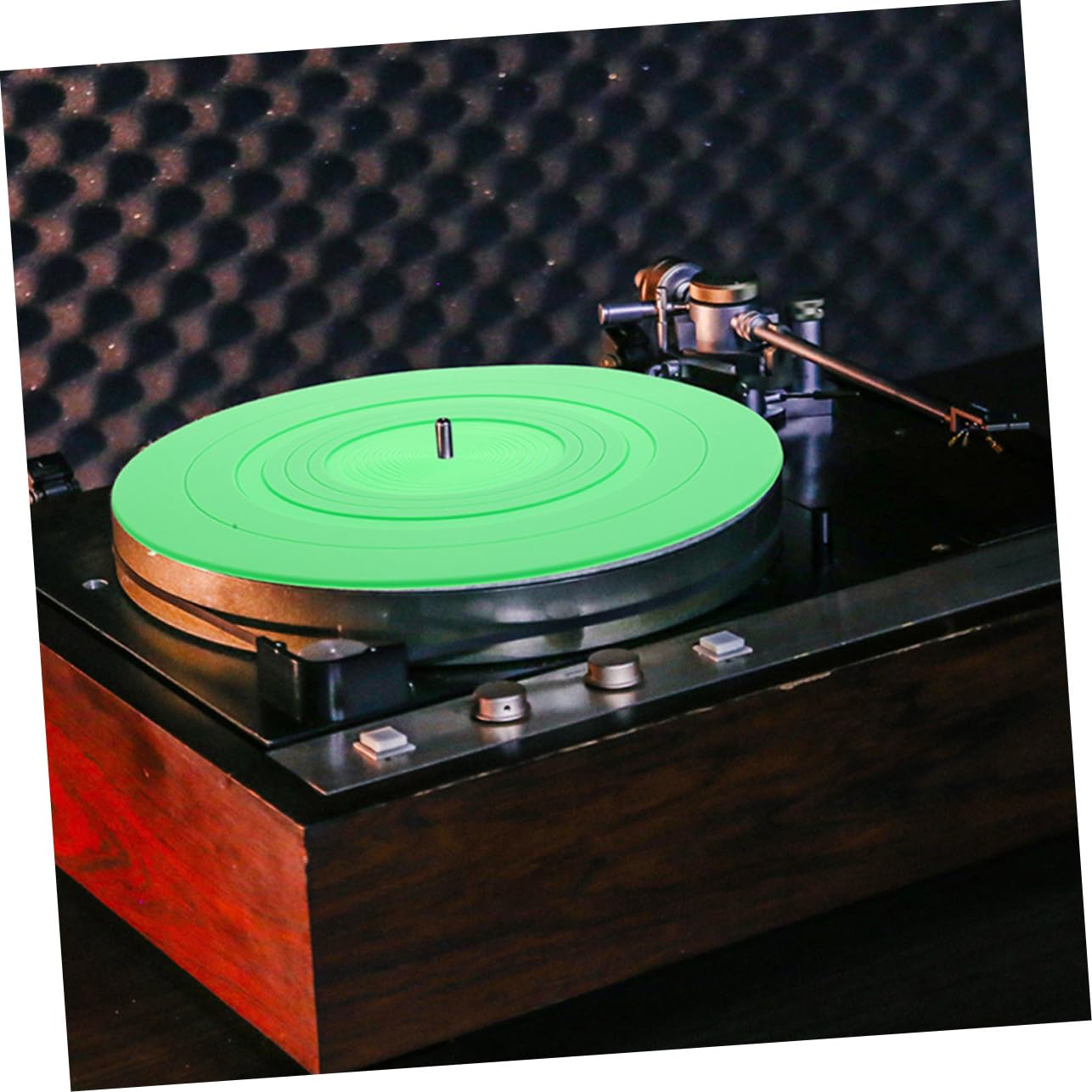 TOYANDONA 2pezzi Tappetini Per Giradischi Antistatico Da Compatibile Con Dischi Vinile Per Protezione e Riduzione Interferenza Statica