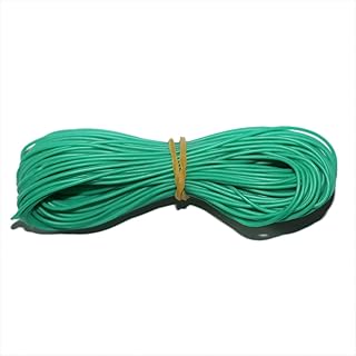 powerday 14 16 18 20 22 24 26 28AWG DIY Hobby Flexible Silicone Wire RC Cable 2M (Green, 14AWG)