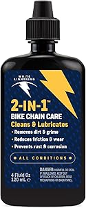 White Lightning 2-in-1 Bike Premium Lubricant and Degreaser