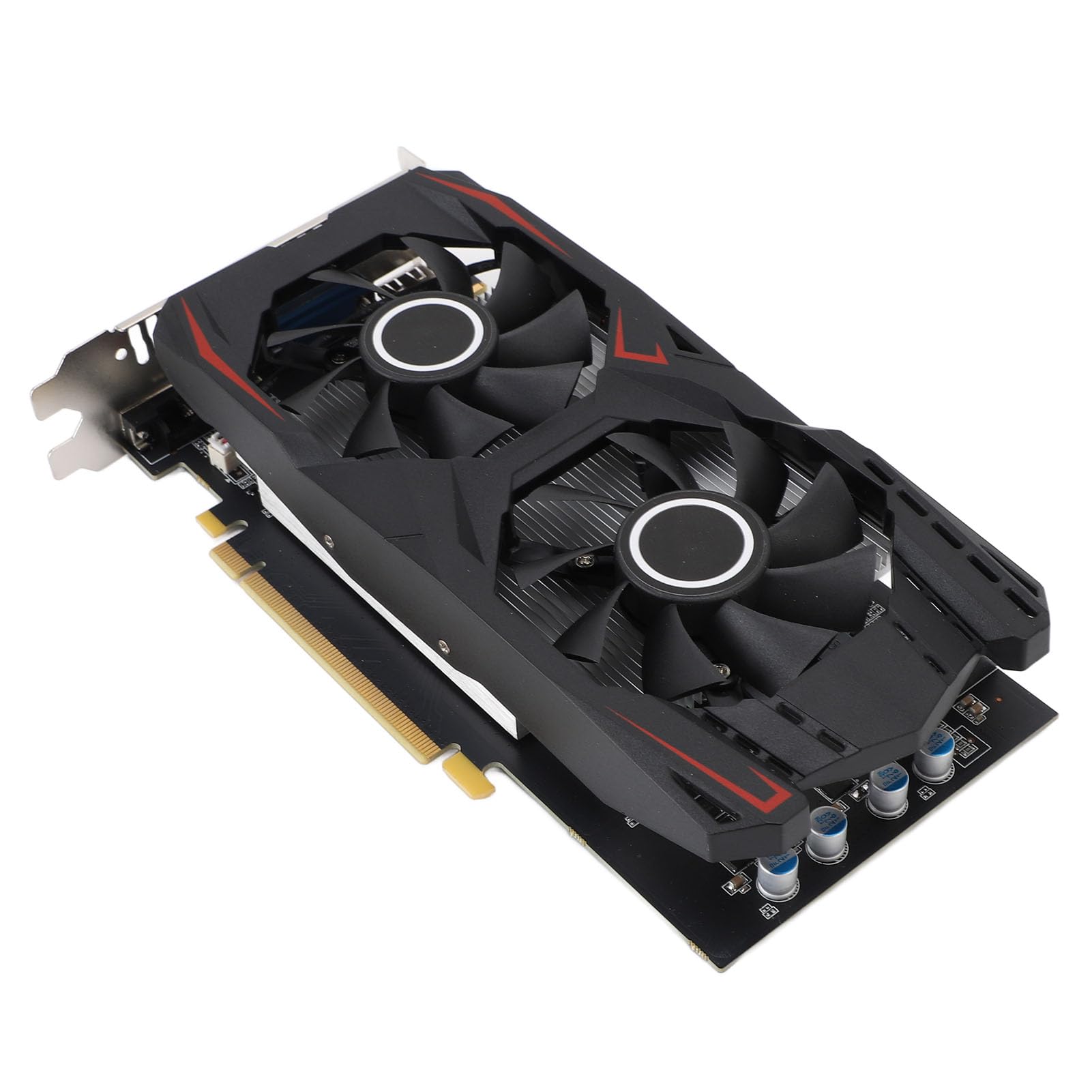 Karta Graficzna VGA Wyjście DVI 6 GB GDDR5 192-bitowa Karta Graficzna do Gier GPU Obsługuje 4K z Podwójnym Wentylatorem Chłodzącym na PC