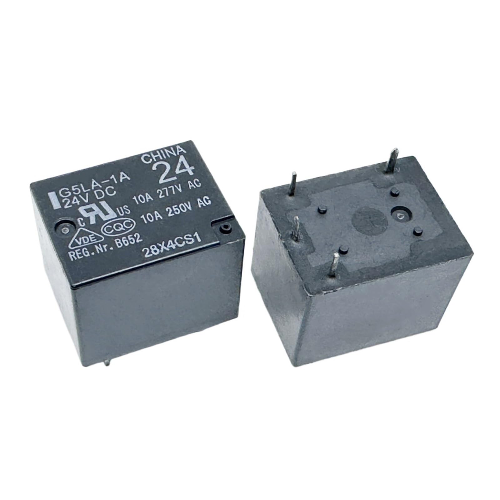 Yzwrwrmktb One Color 1Pc G5la-1A 24Vdc (T73a-10A) Relay 4Pins