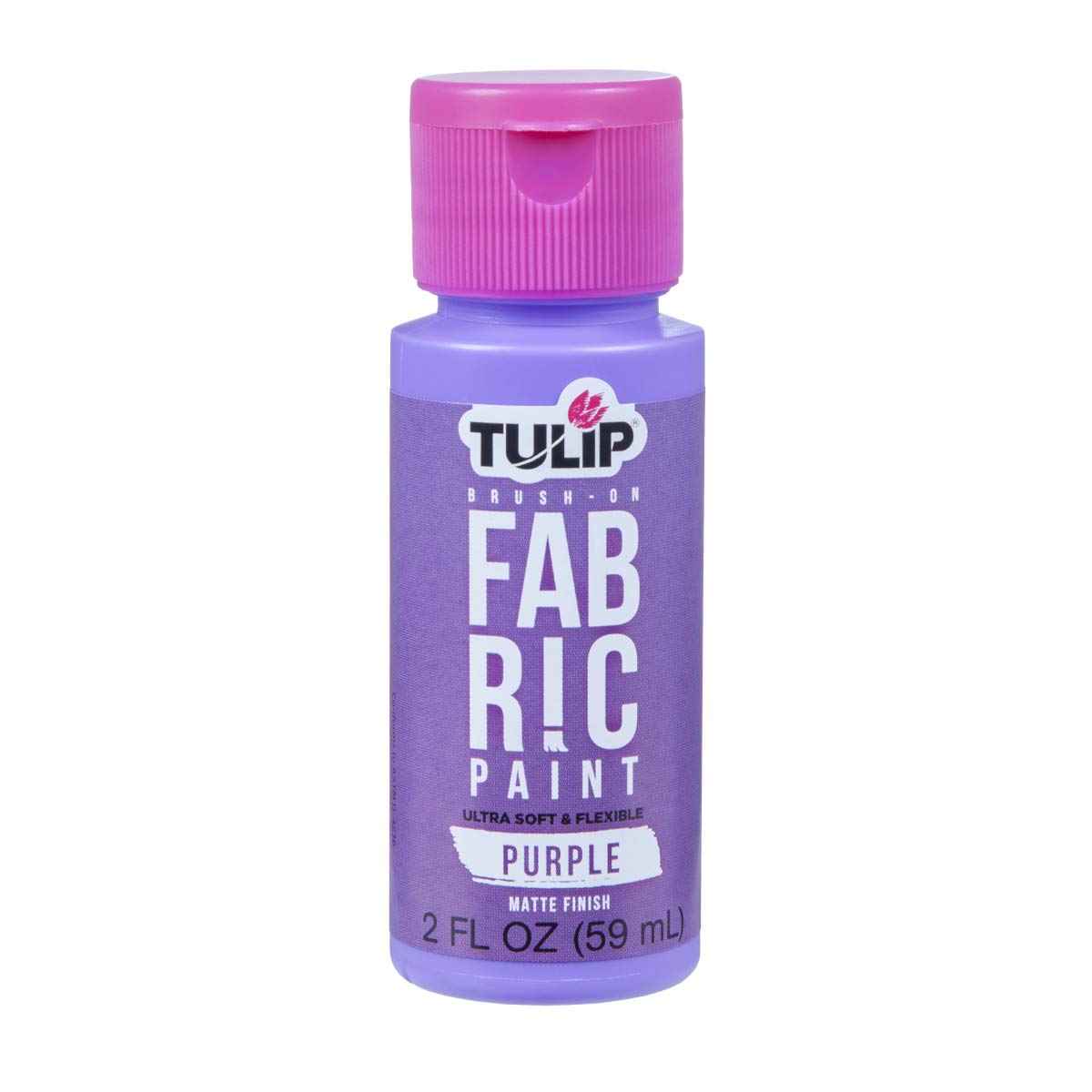 Brush-On Fabric Paint 2oz, Matte Purple, As Detailed, One Size