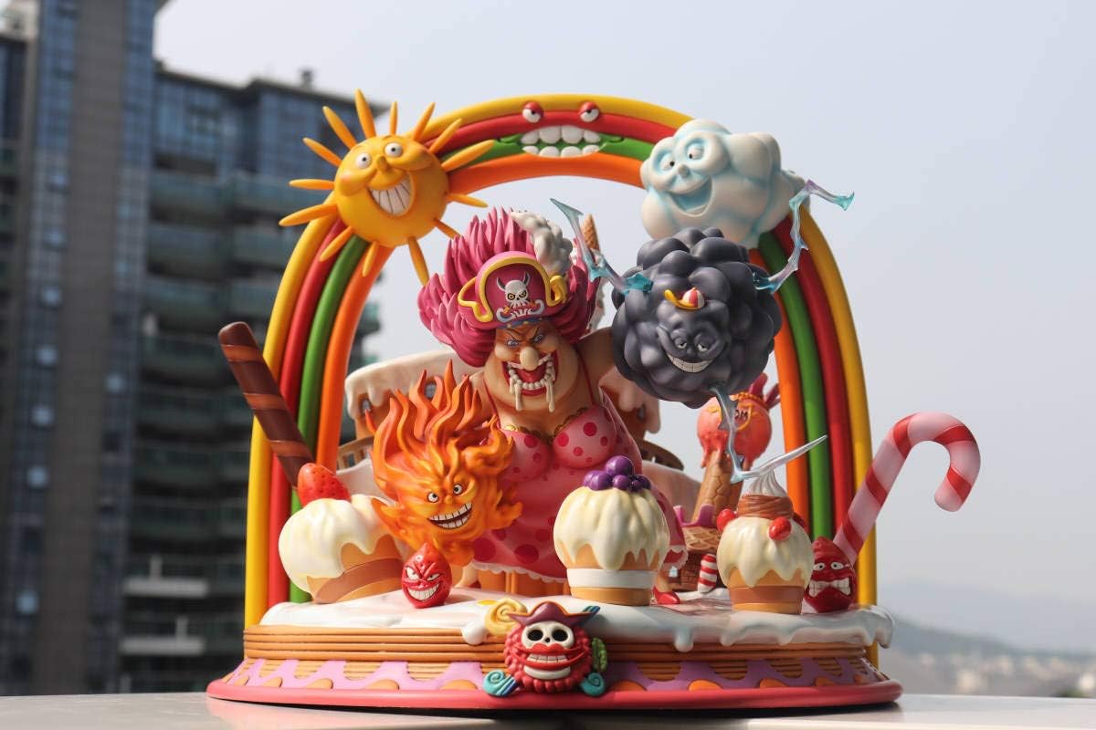 Amazon 在庫品 One Piece ワンピース フィギュア 四皇 ビッグマム シャーロット リンリン t Studio Sd Gk完成品 改造 一品物 Pop P O P フィギュア ドール 通販