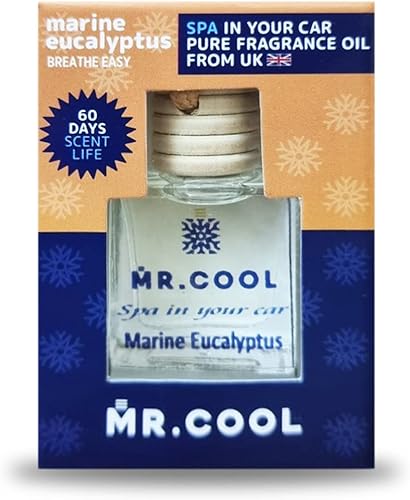 Miniatura 3 de MR. COOL SPA in your Car - Ambientador orgánico para aliviar el estrés, ambientador de aire para coche, 0.3 fl oz (eucalipto marino)