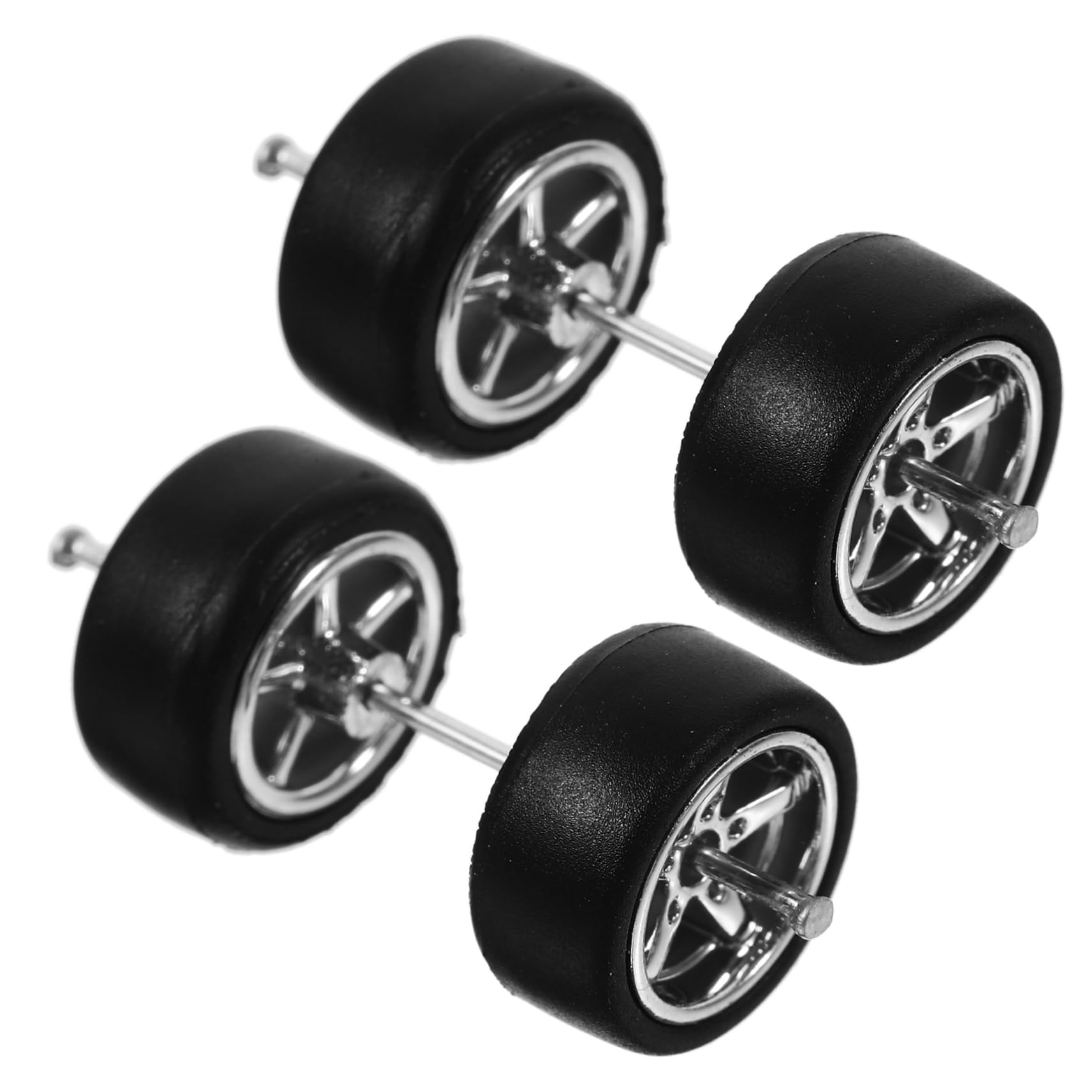 FELTECHELECTR 1Set Replaceable Toy Car Wheels and Tires for Kids Compatible Toddlers and Toys Ideal Toy Car Accessories for Fun Playtime