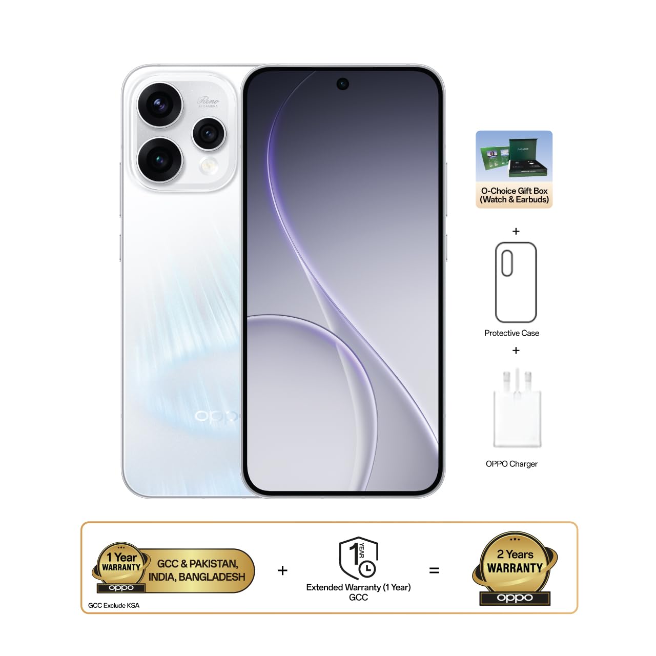 OPPO Reno 15 5G 12GB RAM 512GB Storage Smartphone with Premium