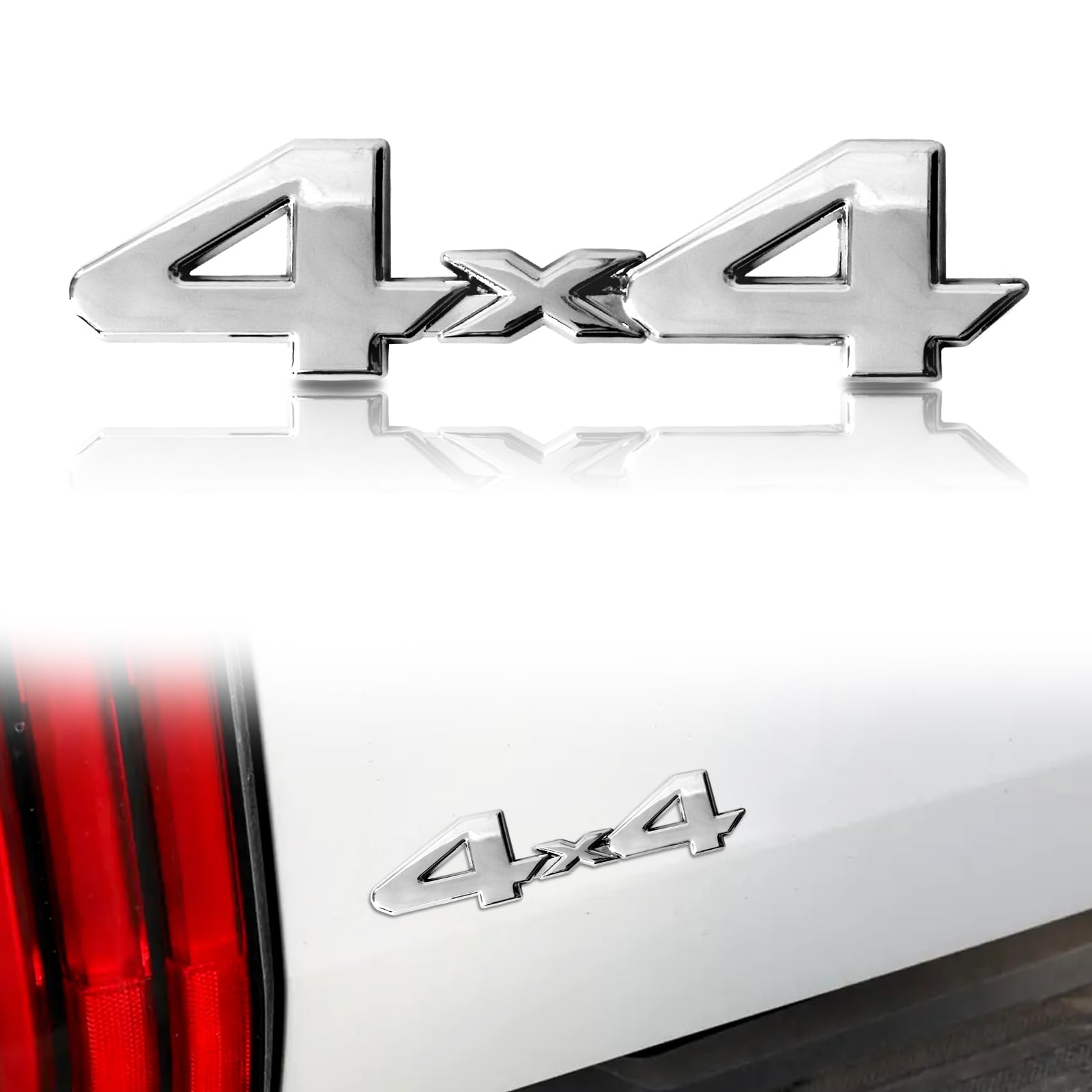 Amazon.com: Universal 4X4 Emblem Badge 3D Logo, Full Coverage 