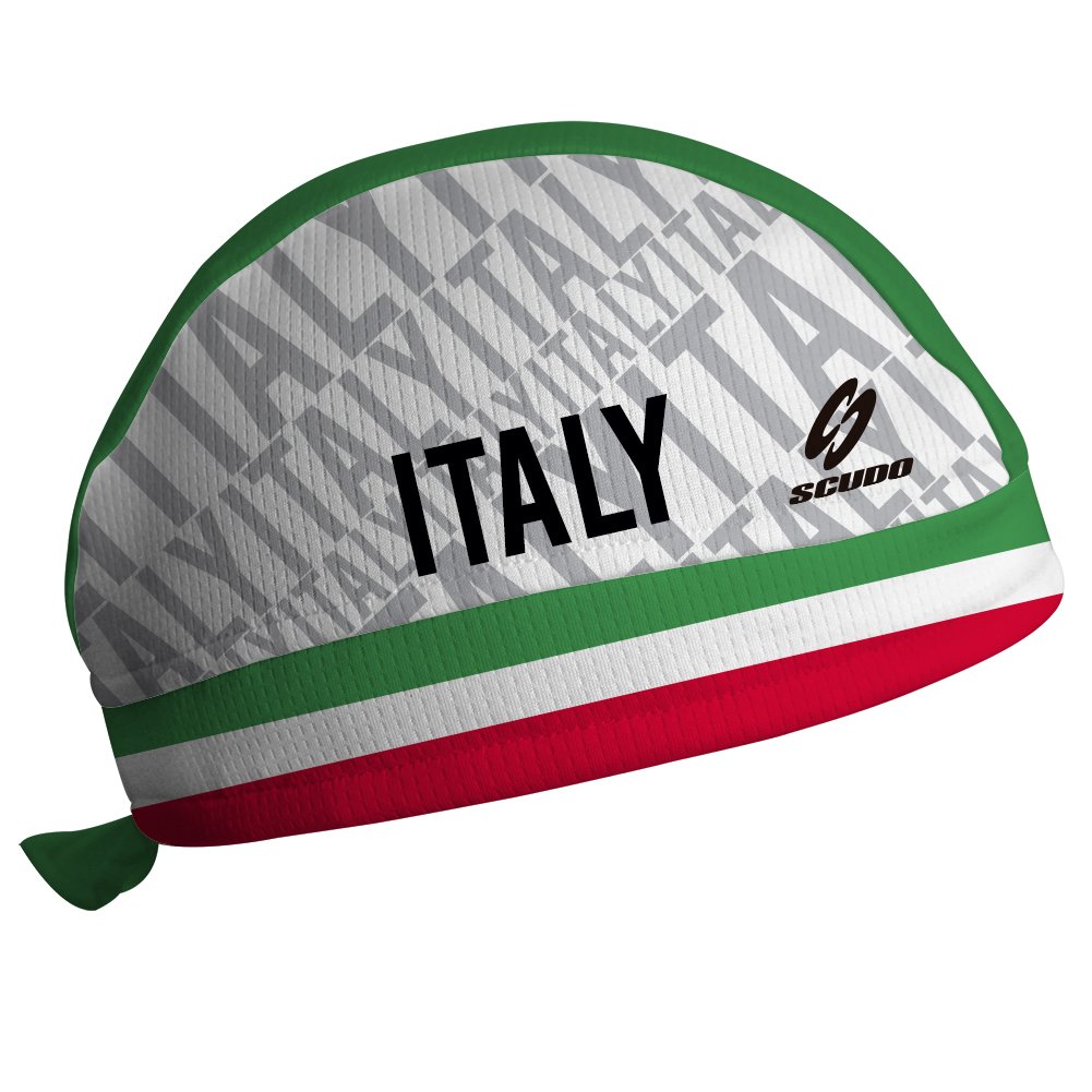 Italy Flag ScudPro Skullcap White